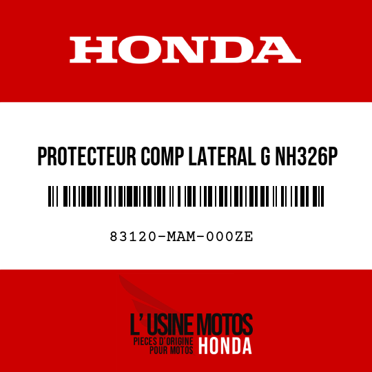 image de 83120-MAM-000ZE PROTECTEUR COMP LATERAL G NH326P 