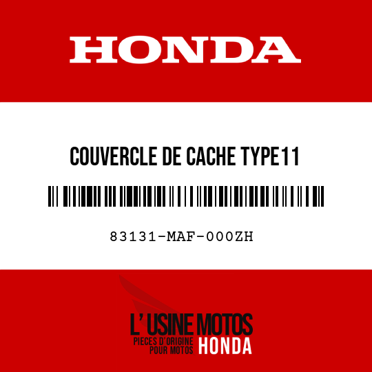 image de 83131-MAF-000ZH COUVERCLE DE CACHE TYPE11 