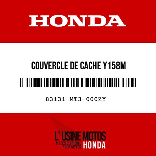 image de 83131-MT3-000ZY COUVERCLE DE CACHE Y158M 