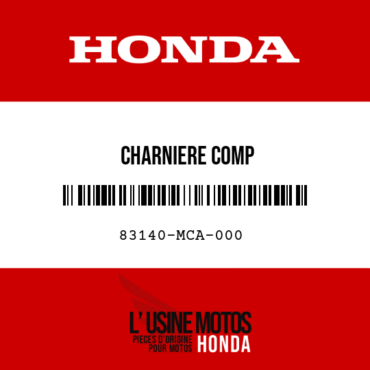image de 83140-MCA-000 CHARNIERE COMP