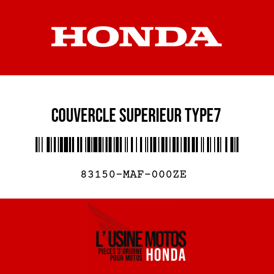 image de 83150-MAF-000ZE COUVERCLE SUPERIEUR TYPE7