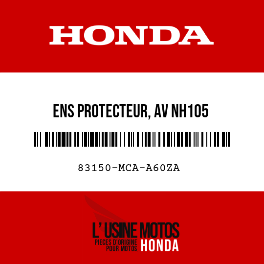 image de 83150-MCA-A60ZA ENS PROTECTEUR, AV NH105 