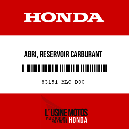 image de 83151-MLC-D00 ABRI, RESERVOIR CARBURANT