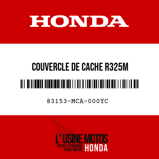 image de 83153-MCA-000YC COUVERCLE DE CACHE R325M 