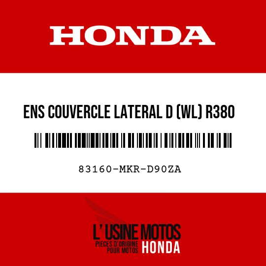 image de 83160-MKR-D90ZA ENS COUVERCLE LATERAL D (WL) R380
