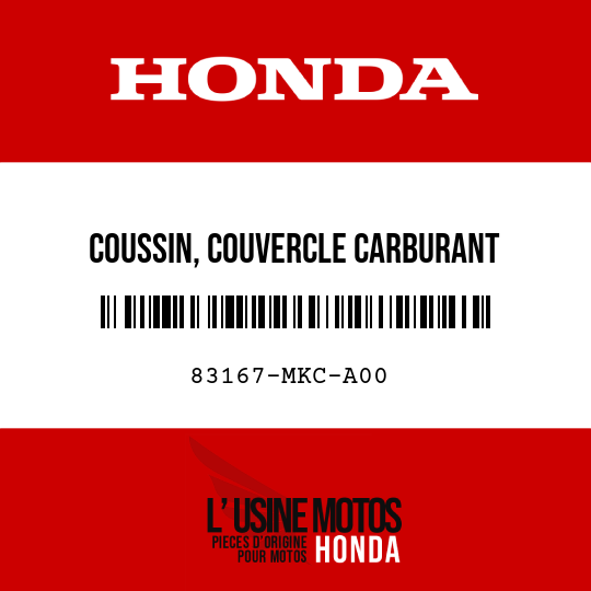 image de 83167-MKC-A00 COUSSIN, COUVERCLE CARBURANT
