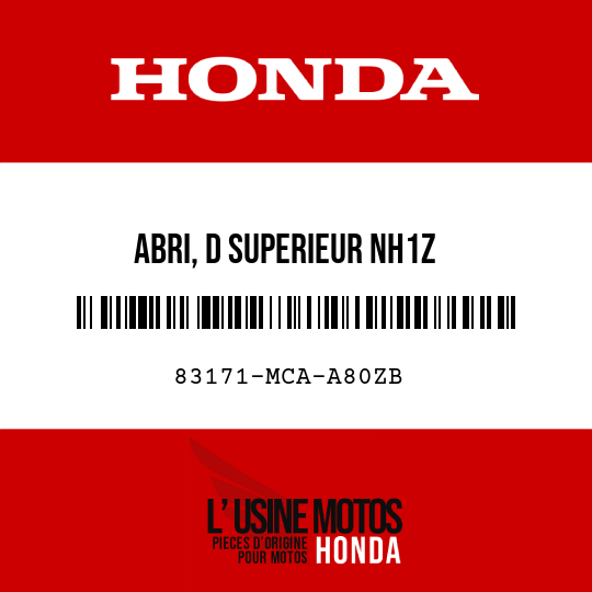 image de 83171-MCA-A80ZB ABRI, D SUPERIEUR NH1Z 