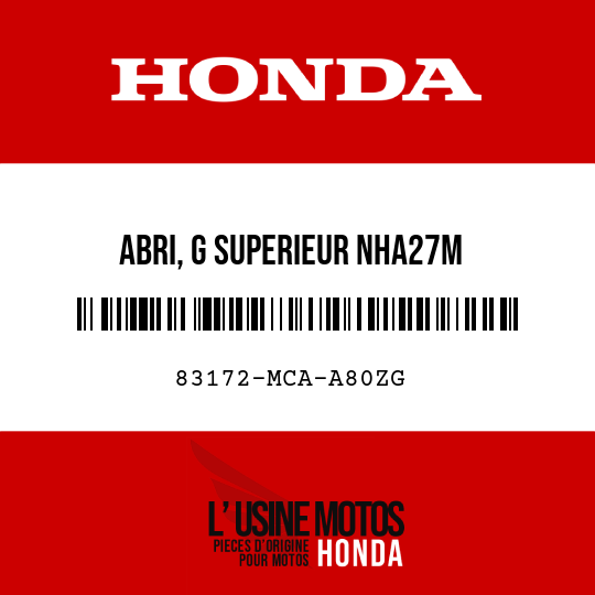 image de 83172-MCA-A80ZG ABRI, G SUPERIEUR NHA27M 