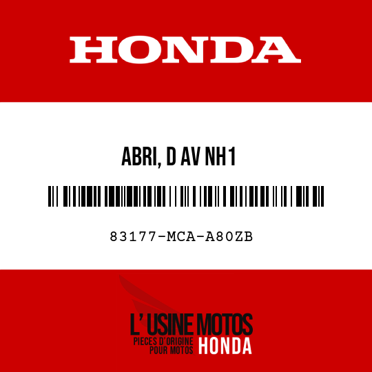image de 83177-MCA-A80ZB ABRI, D AV NH1 