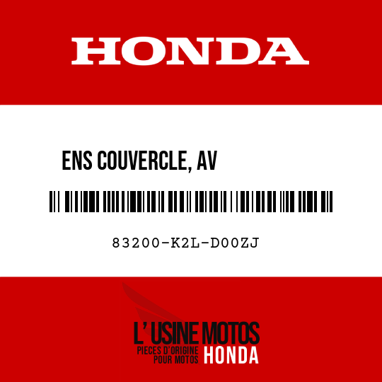 image de 83200-K2L-D00ZJ ENS COUVERCLE, AV           CARROSSERIE D (WL) NHB88M