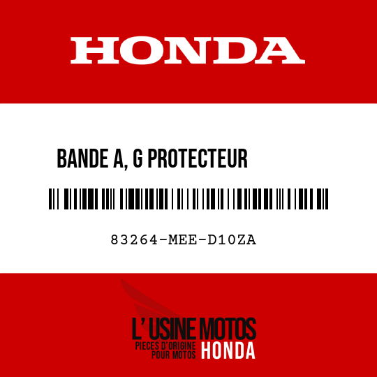 image de 83264-MEE-D10ZA BANDE A, G PROTECTEUR        SUPERIEUR TYPE1