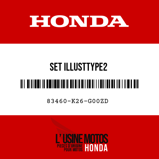 image de 83460-K26-G00ZD SET ILLUSTTYPE2