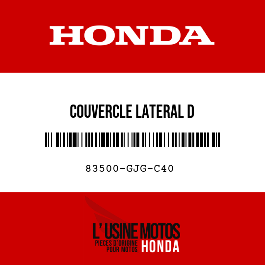image de 83500-GJG-C40 COUVERCLE LATERAL D