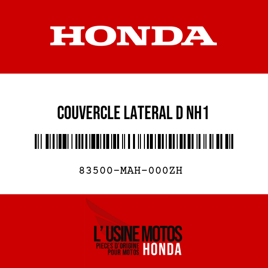 image de 83500-MAH-000ZH COUVERCLE LATERAL D NH1