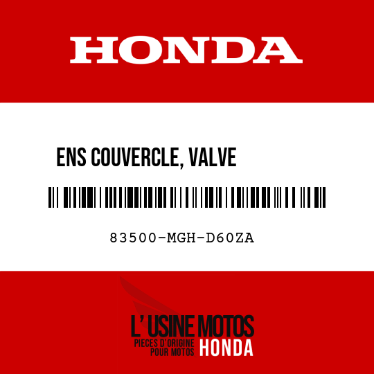 image de 83500-MGH-D60ZA ENS COUVERCLE, VALVE         SOLENOIDE (WL) TYPE1