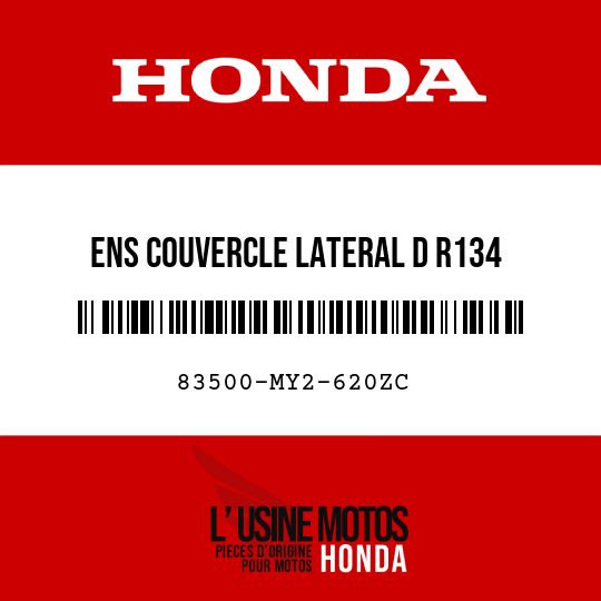 image de 83500-MY2-620ZC ENS COUVERCLE LATERAL D R134 