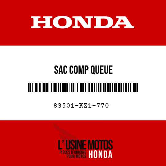 image de 83501-KZ1-770 SAC COMP QUEUE