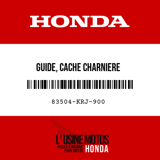 image de 83504-KRJ-900 GUIDE, CACHE CHARNIERE