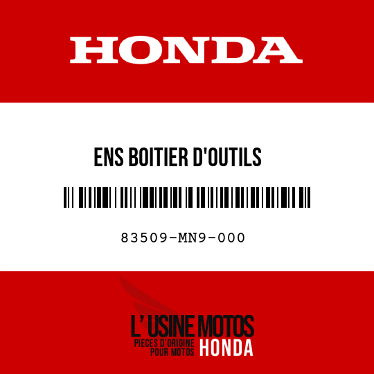 image de 83509-MN9-000 ENS BOITIER D'OUTILS