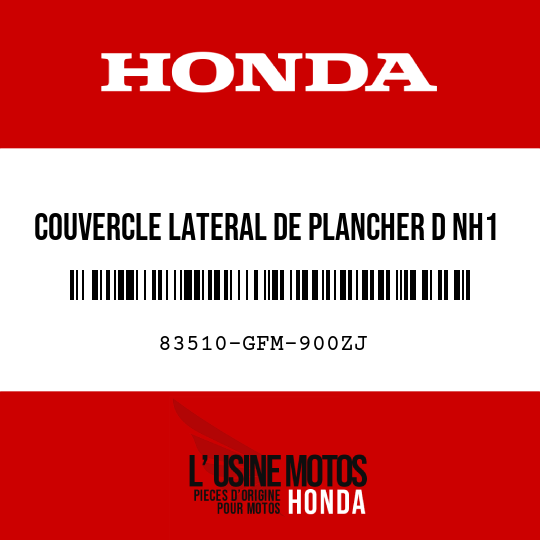 image de 83510-GFM-900ZJ COUVERCLE LATERAL DE PLANCHER D NH1