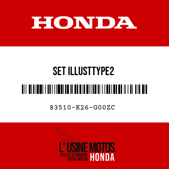 image de 83510-K26-G00ZC SET ILLUSTTYPE2