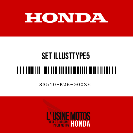 image de 83510-K26-G00ZE SET ILLUSTTYPE5