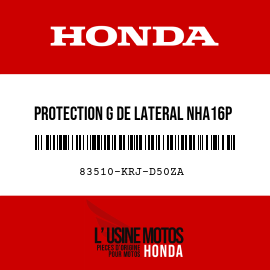 image de 83510-KRJ-D50ZA PROTECTION G DE LATERAL NHA16P