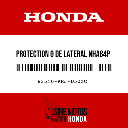 image de 83510-KRJ-D50ZC PROTECTION G DE LATERAL NHA84P