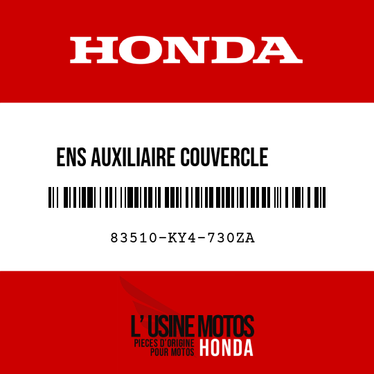 image de 83510-KY4-730ZA ENS AUXILIAIRE COUVERCLE     LATERAL D (WL) NH250/PB166/5 