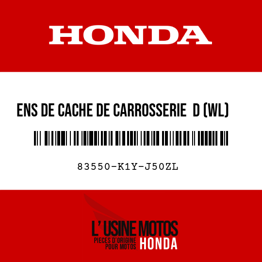 image de 83550-K1Y-J50ZL ENS DE CACHE DE CARROSSERIE  D (WL) TYPE5     1