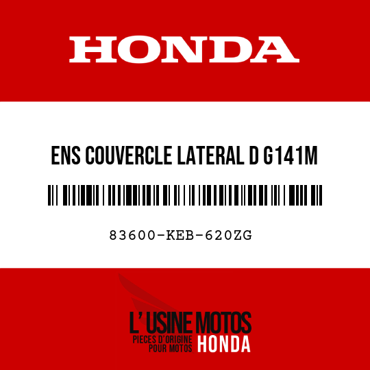 image de 83600-KEB-620ZG ENS COUVERCLE LATERAL D G141M 