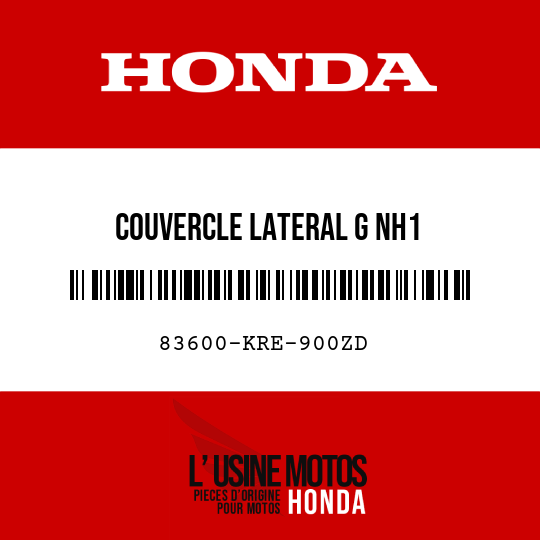 image de 83600-KRE-900ZD COUVERCLE LATERAL G NH1 