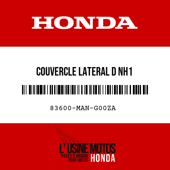 image de 83600-MAN-G00ZA COUVERCLE LATERAL D NH1