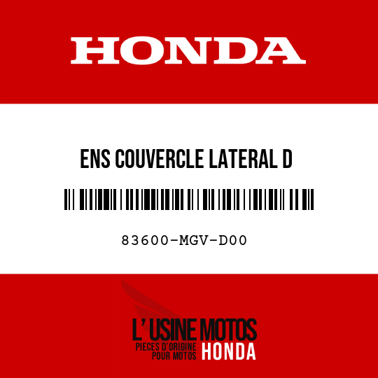 image de 83600-MGV-D00 ENS COUVERCLE LATERAL D