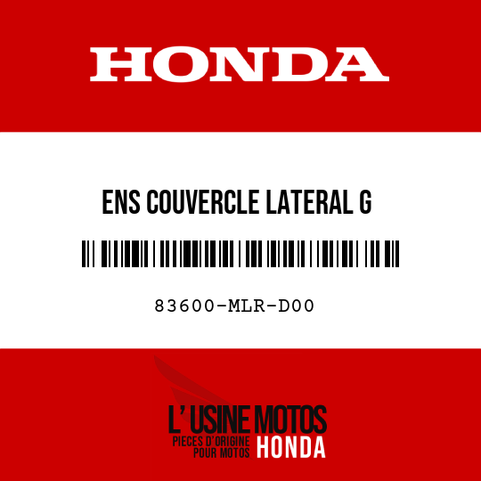 image de 83600-MLR-D00 ENS COUVERCLE LATERAL G