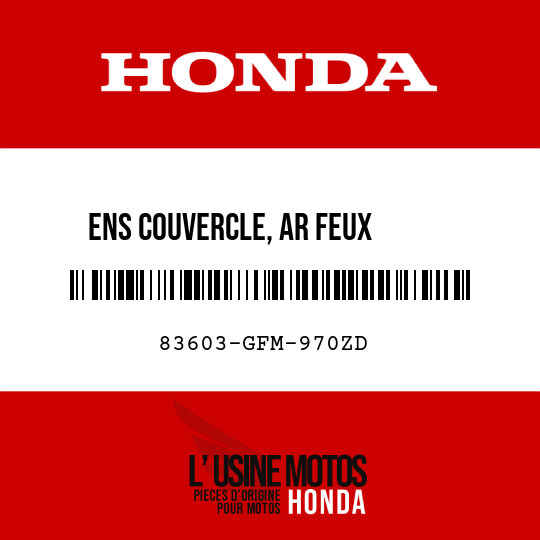 image de 83603-GFM-970ZD ENS COUVERCLE, AR FEUX      COMBINES (WL) NHA67P