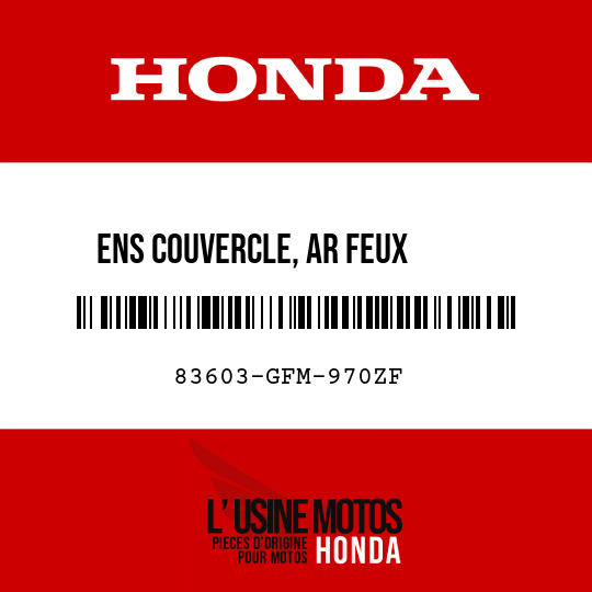 image de 83603-GFM-970ZF ENS COUVERCLE, AR FEUX      COMBINES (WL) R264C