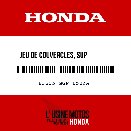 image de 83605-GGP-D50ZA JEU DE COUVERCLES, SUP       CARROSSERIE G (WL) TYPE2