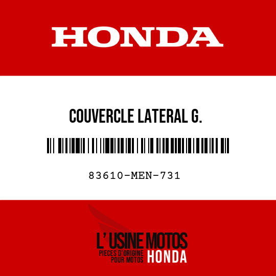 image de 83610-MEN-731 COUVERCLE LATERAL G.