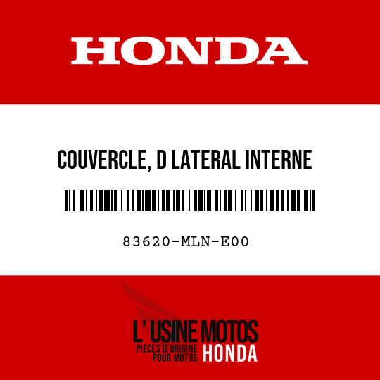 image de 83620-MLN-E00 COUVERCLE, D LATERAL INTERNE