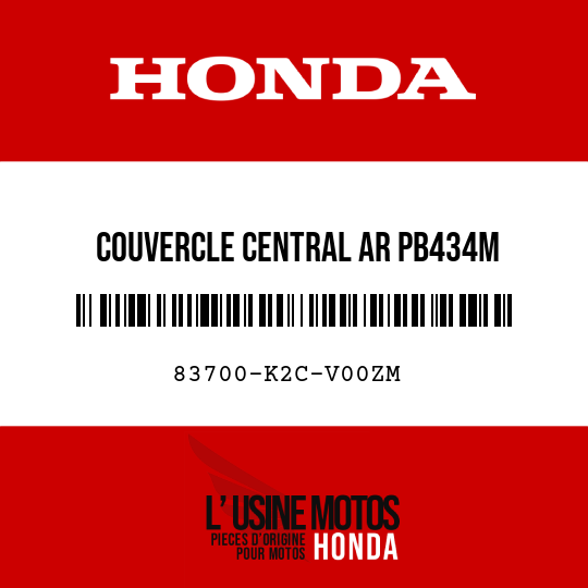 image de 83700-K2C-V00ZM COUVERCLE CENTRAL AR PB434M