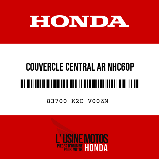 image de 83700-K2C-V00ZN COUVERCLE CENTRAL AR NHC60P