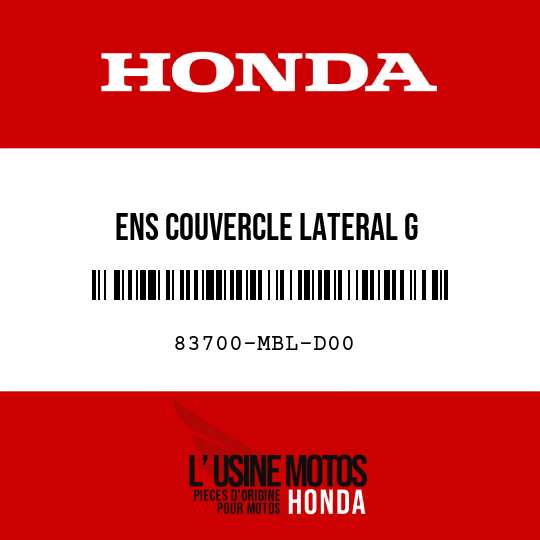 image de 83700-MBL-D00 ENS COUVERCLE LATERAL G