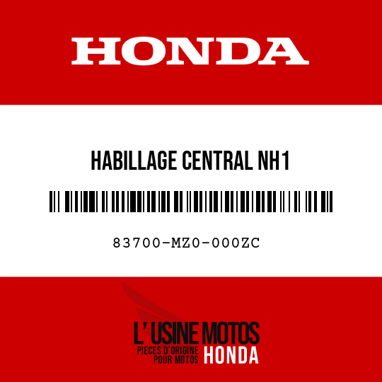 image de 83700-MZ0-000ZC HABILLAGE CENTRAL NH1 