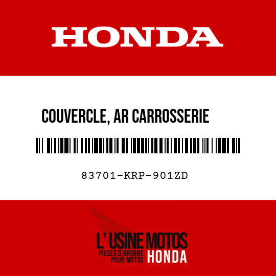 image de 83701-KRP-901ZD COUVERCLE, AR CARROSSERIE    CENTRALE (WOL) NHA04M 