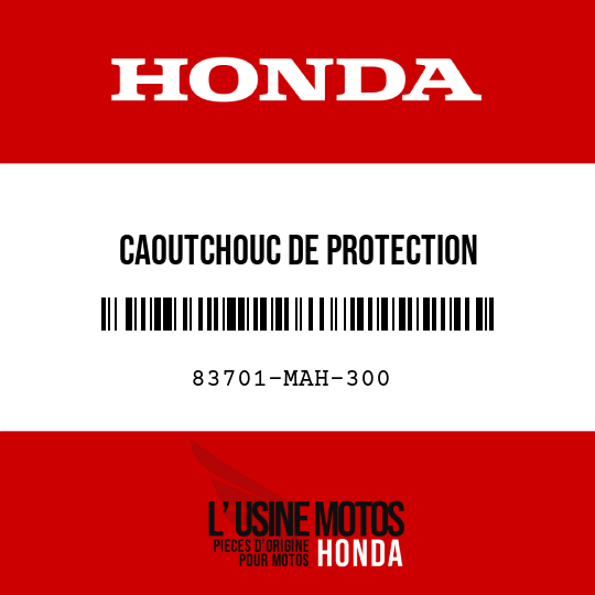 image de 83701-MAH-300 CAOUTCHOUC DE PROTECTION