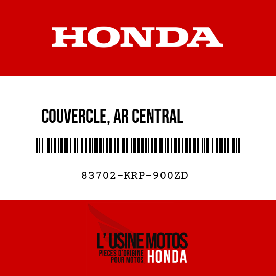 image de 83702-KRP-900ZD COUVERCLE, AR CENTRAL        INFERIEUR NHA04M 