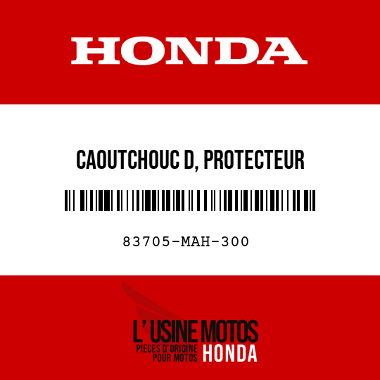 image de 83705-MAH-300 CAOUTCHOUC D, PROTECTEUR