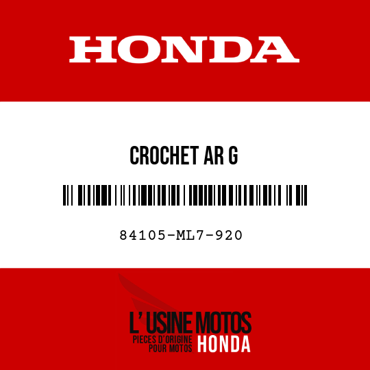 image de 84105-ML7-920 CROCHET AR G