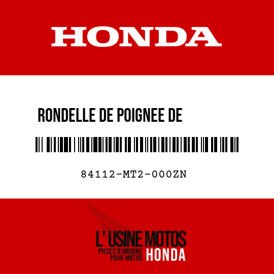 image de 84112-MT2-000ZN RONDELLE DE POIGNEE DE        PASSAGER AR NH1 